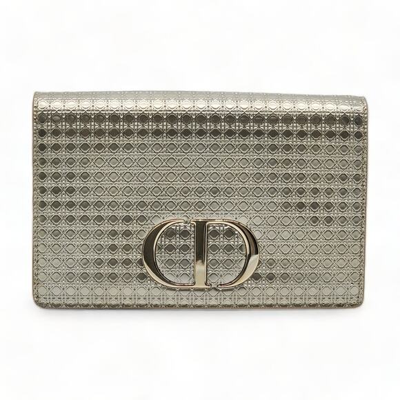 Dior Micro-Cannage 30 Montaigne Convertible Bag - Leather - Gold $3800 - Picture 6 of 11